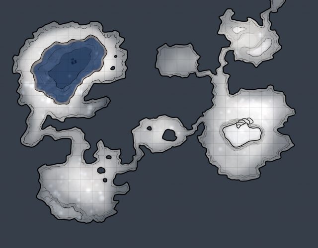 Jaskinie do RPG - mapa